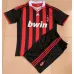 AC Milan 2009/10 Home Retro Kids' Jersey - Red