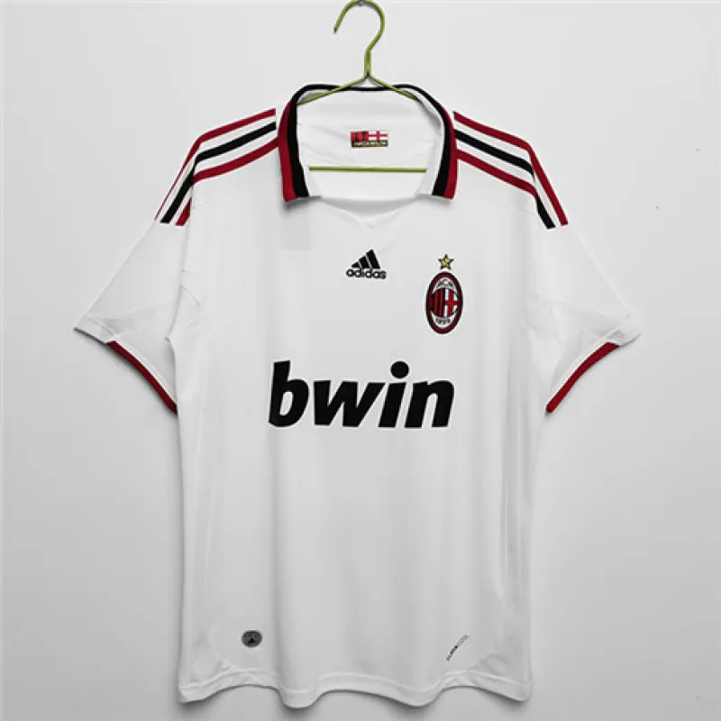 Maglia retro di trasferta dell'AC Milan 2009/10 - Bianca