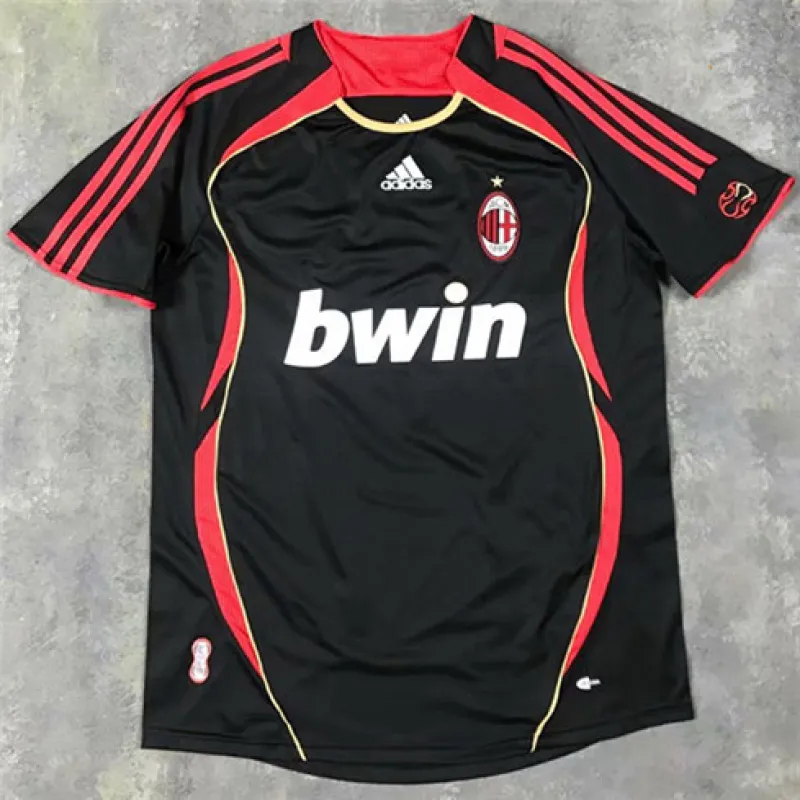 Maillot rétro 3e de l'AC Milan 2006 - Noir