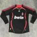 AC Milan 2006 Third Retro Long - Sleeve Jersey - Black