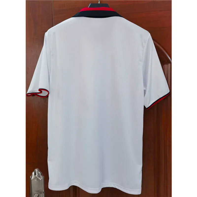 Maglia retro della Champions League UEFA 1988/89 dell'AC Milan - Bianca