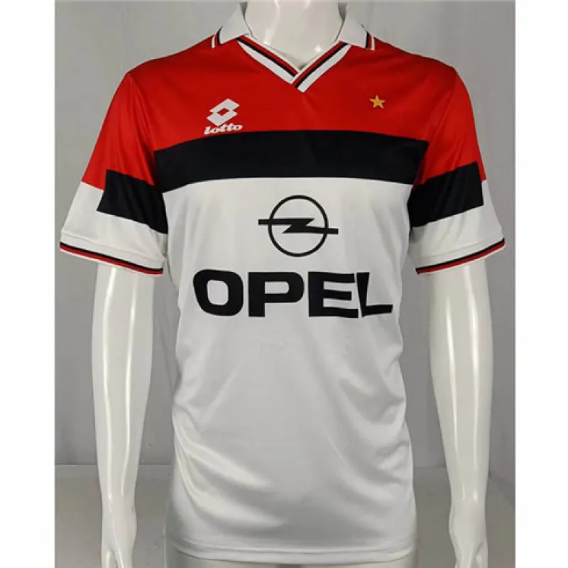 Maglia retro di trasferta dell'AC Milan 1994/95 - Bianca