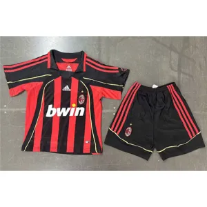 Maglia retro di casa per bambini dell'AC Milan 2007/08 - Rossa