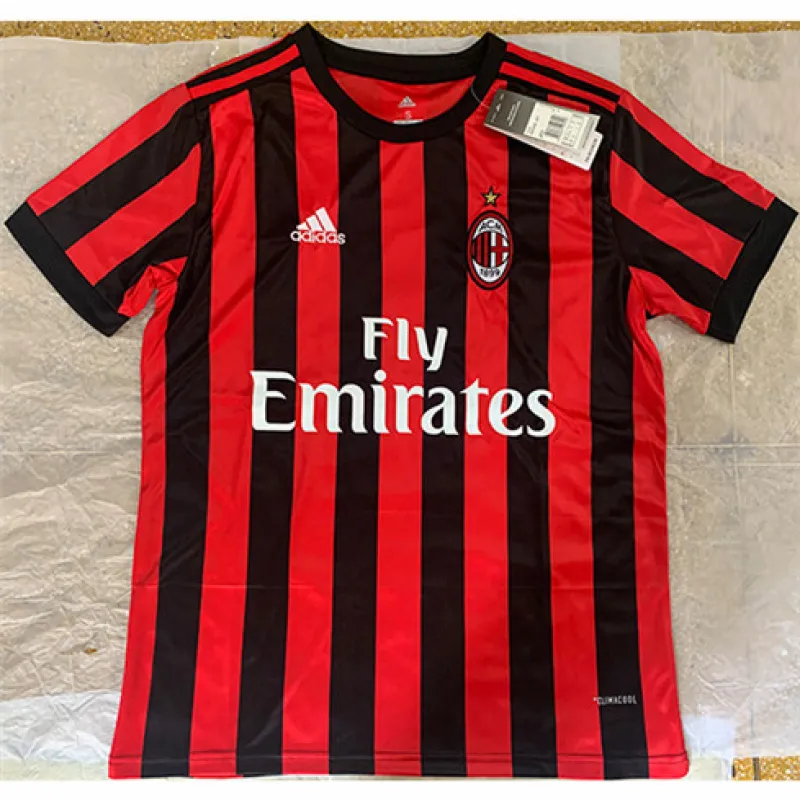 AC Milan 2017/18 Home Retro Jersey - Red