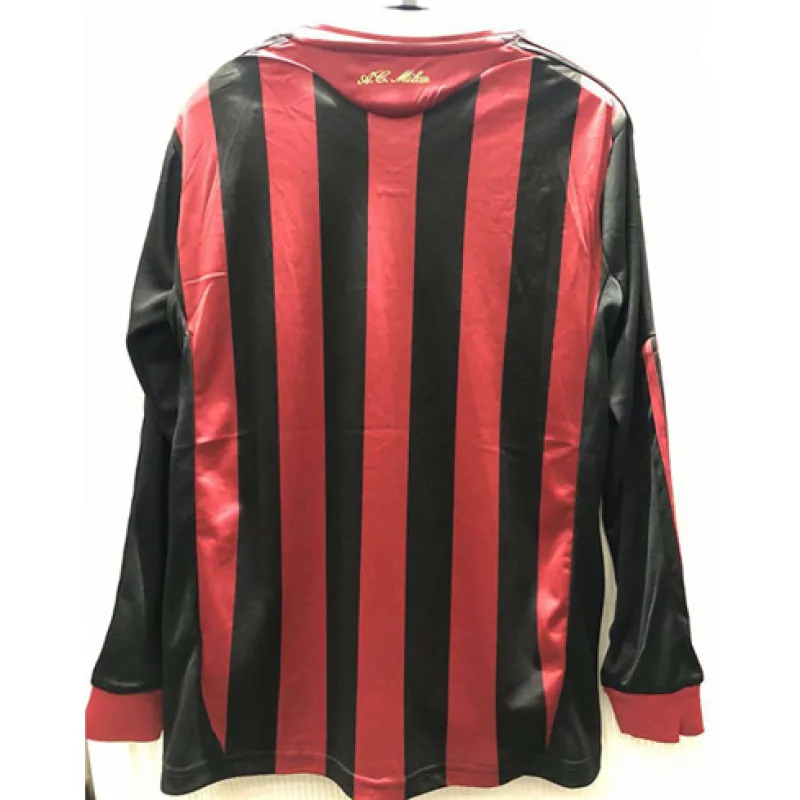 AC Milan 2009 Retro - Langarm - Trikot - Rot