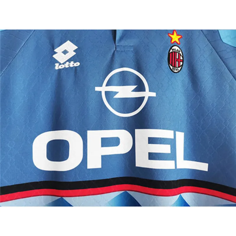 AC Milan Retro - Trikot - blau
