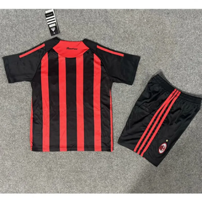 AC Milan 2008/09 Kinder Heimmannschafts - Retro - Trikot - Rot