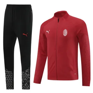 AC Milan 2024/25 Flocked Sports Jacket - Red