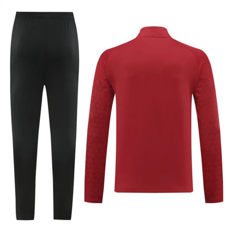 Vestito da sport flockato dell'AC Milan 2024/25 - Rosso