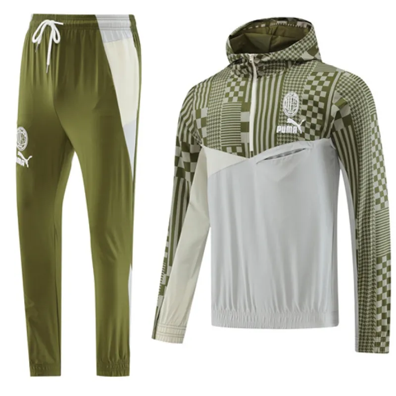 Vestito da sport in cappotto dell'AC Milan 2024/25 - Bianco
