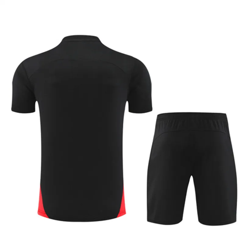 AC Milan 2024/25 Kinder-Trainingsshirt + Shorts - Schwarz