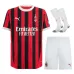 AC Milan 2024/25 Home Kids' Jersey Set - White