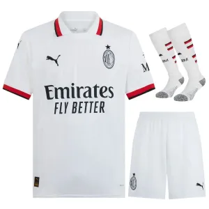AC Milan 2024/25 Kit maglia per bambini di trasferta - Bianco
