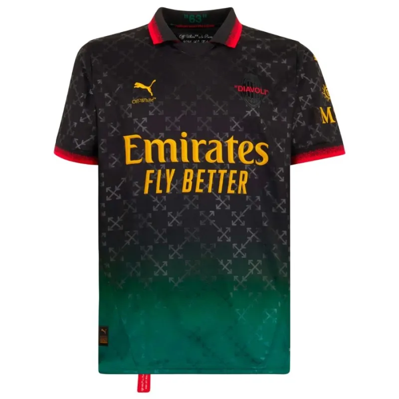 AC Milan 2024/25 Fourth Kids' Jersey - Black