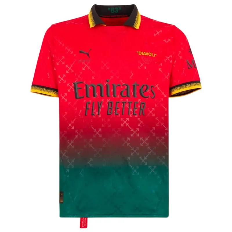 Maglia per bambini 4ª di AC Milan 2024/25 - Rossa