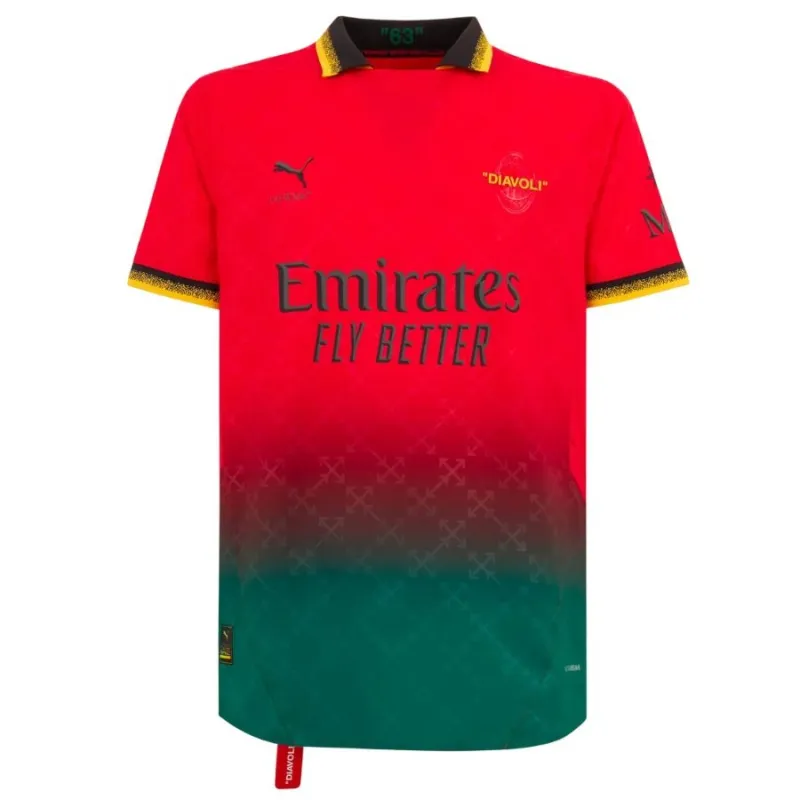 AC Milan 2024/25 Kit de maillot d'enfant 4e - Rouge