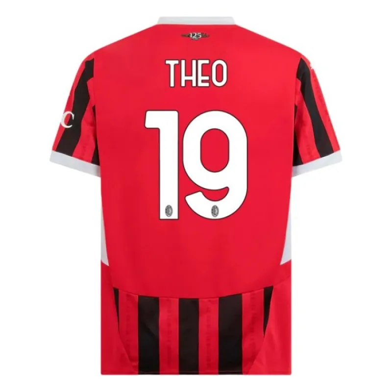 Theo's AC Milan 2024/25 Home Jersey - Red