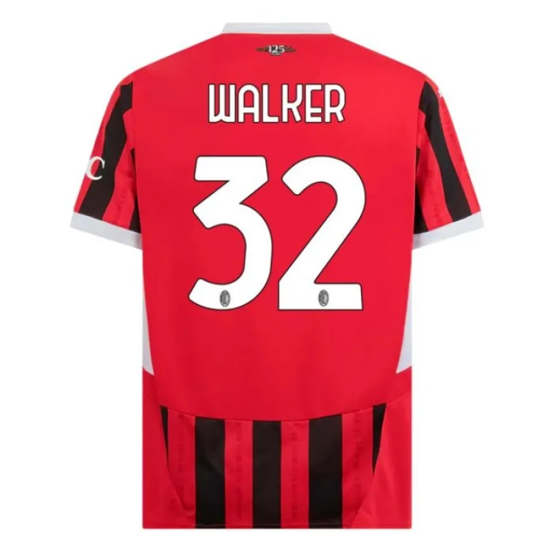 Walker's AC Milan 2024/25 Home Jersey - Red