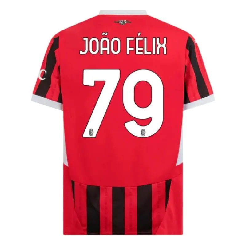 João Félix's AC Milan 2024/25 Home Jersey - Red