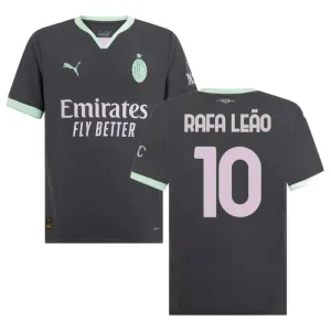 La terza maglia d'AC Milan 2024/25 di Rafael Leão - Grigio carbone