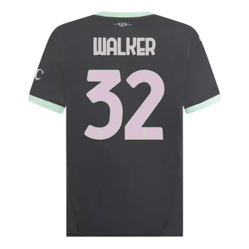 Walker's AC Milan 2024/25 Third Jersey - Charcoal Gray