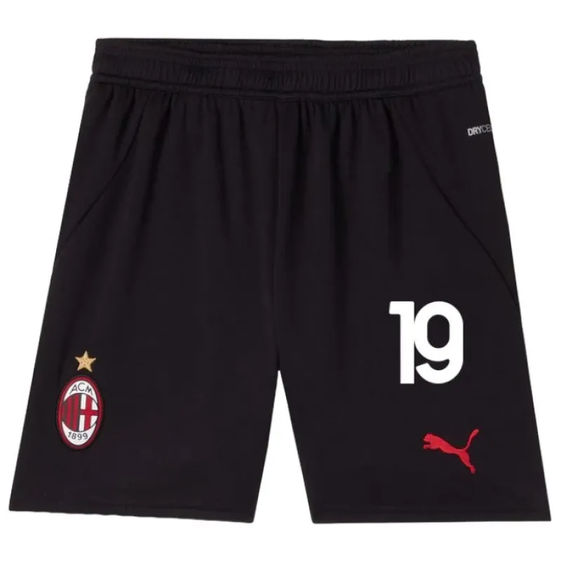 Morata's AC Milan 2024/25 Home Kids Jersey Set - Black