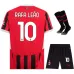 Rafael Leaos AC Milan 2024/25 Heim-Kinder-Jersey-Set - Schwarz