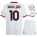 L'ensemble du maillot pour enfants de l'extérieur de l'AC Milan 2024/25 de Rafael Leao - Blanc