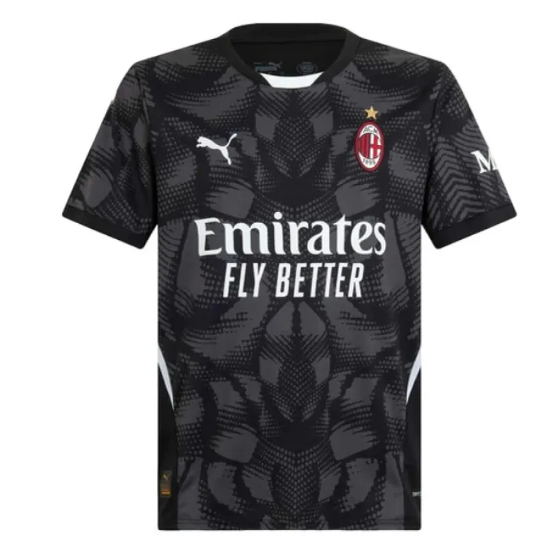 M. Maignan's AC Milan 2024/25 Home Goalkeeper Jersey - Black