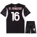 Le maillot de gardien du domicile de l'AC Milan 2024/25 pour enfants de M. Maignan - Noir