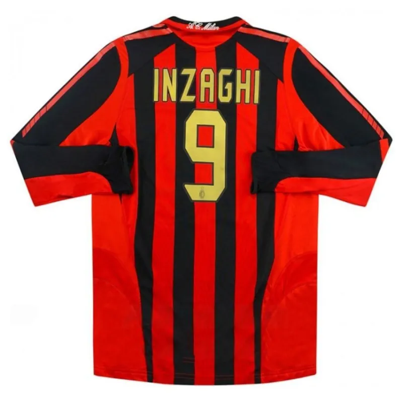 Filippo Inzaghi AC Mailand 2005/06 Retro Heimtrikot - Rot