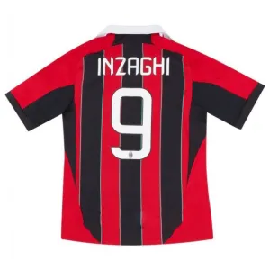 Filippo Inzaghi AC Milan 2012/13 Retro Home Jersey - Red