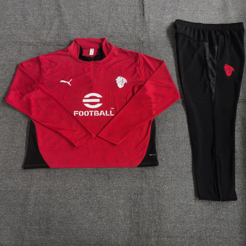 AC Milan 2025/26 Ensemble Sport Enfant Rouge