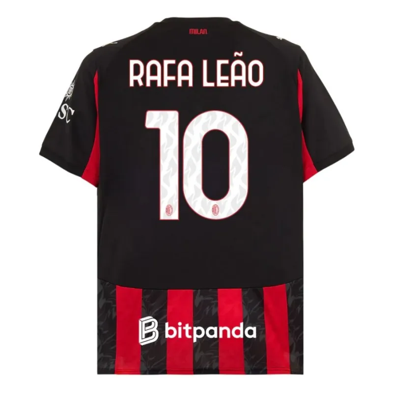 AC Milan RAFA·LEAO 2025/26 Home Jersey - Red