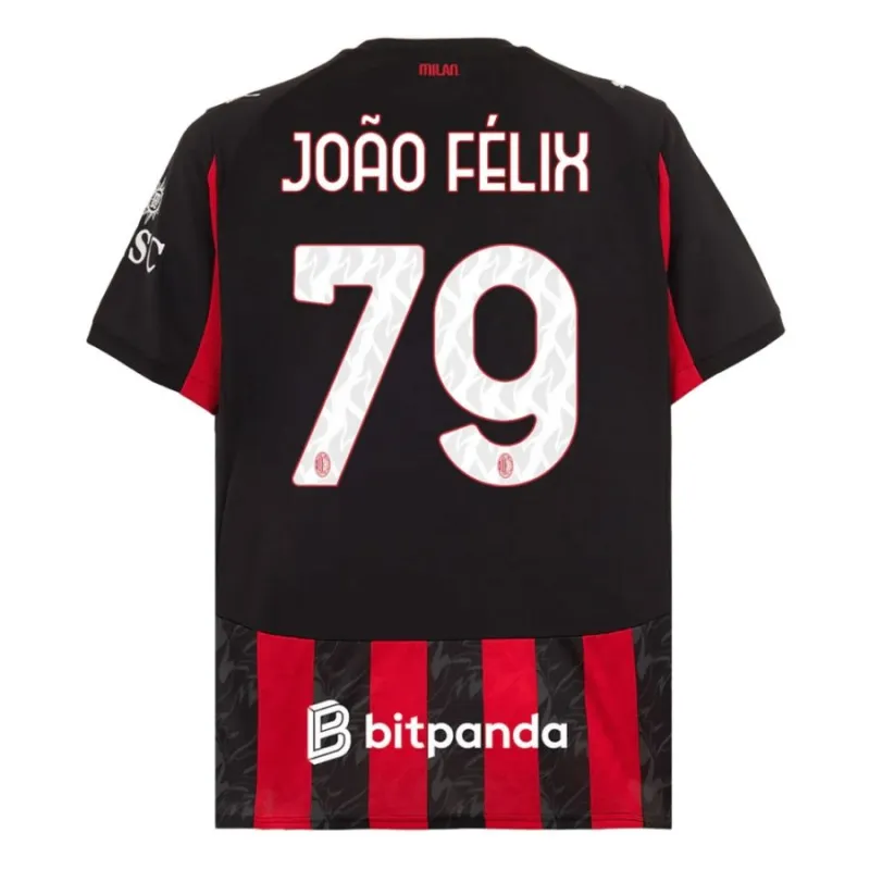 AC Milan JOAO·FELIX Maillot domicile 2025/26 - Rouge