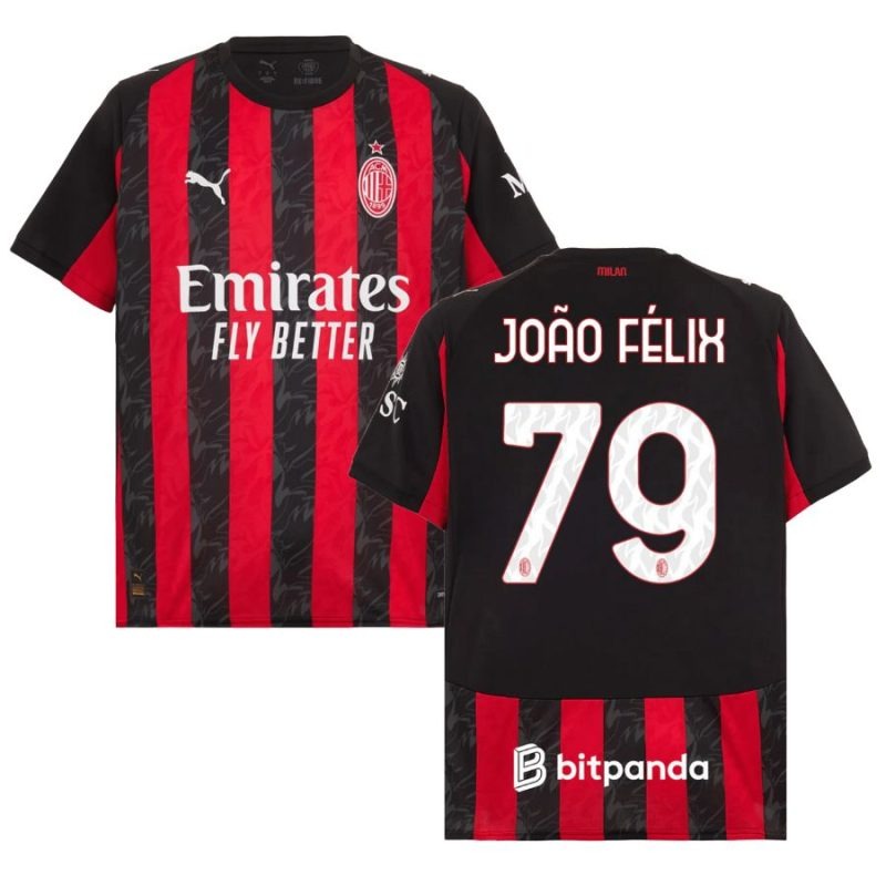 AC Milan JOAO·FELIX Maillot domicile 2025/26 - Rouge