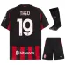 AC Milan THEO Kit infantile 2025/26 Maglia casa - Rosso