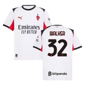 Maglia in trasferta di Walker dell'AC Milan 2025/26 - Bianco