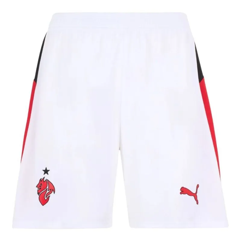 Ensemble de maillot enfant à l'extérieur de Rafa Leão de l'AC Milan 2025/26 - Blanc