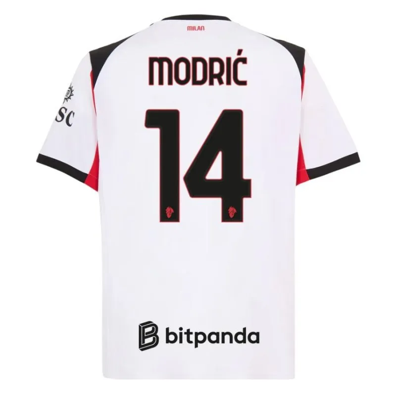 AC Milan MODRIC 2025/26 Auswärtstrikot - Weiß