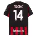 AC Milan MODRIC Maillot domicile 2025/26 - Rouge