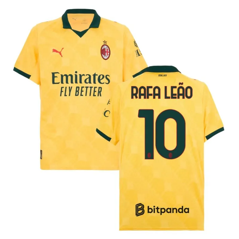 AC Milan RAFA·LEAO 2025/26 Third Jersey - Yellow