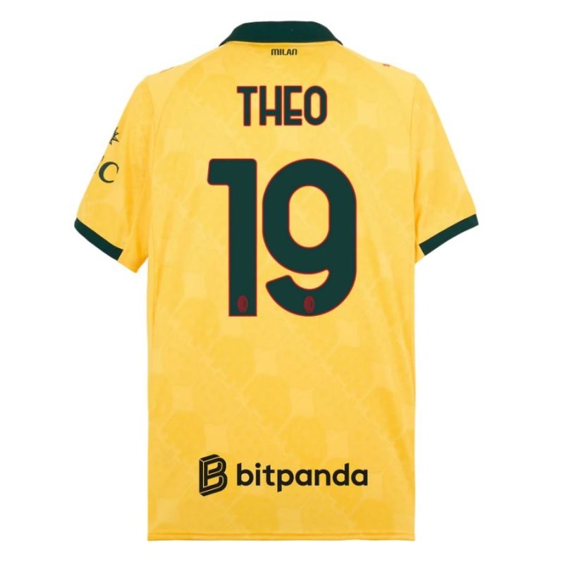AC Milan THEO 2025/26 Drittes Trikot - Gelb
