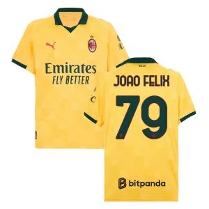 Maglia terza di JOAO·FELIX dell’AC Milan 2025/26 - Giallo
