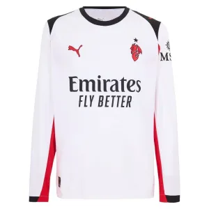 Maglia Away Manica Lunga dell'AC Milan 2025/26 - Rosso