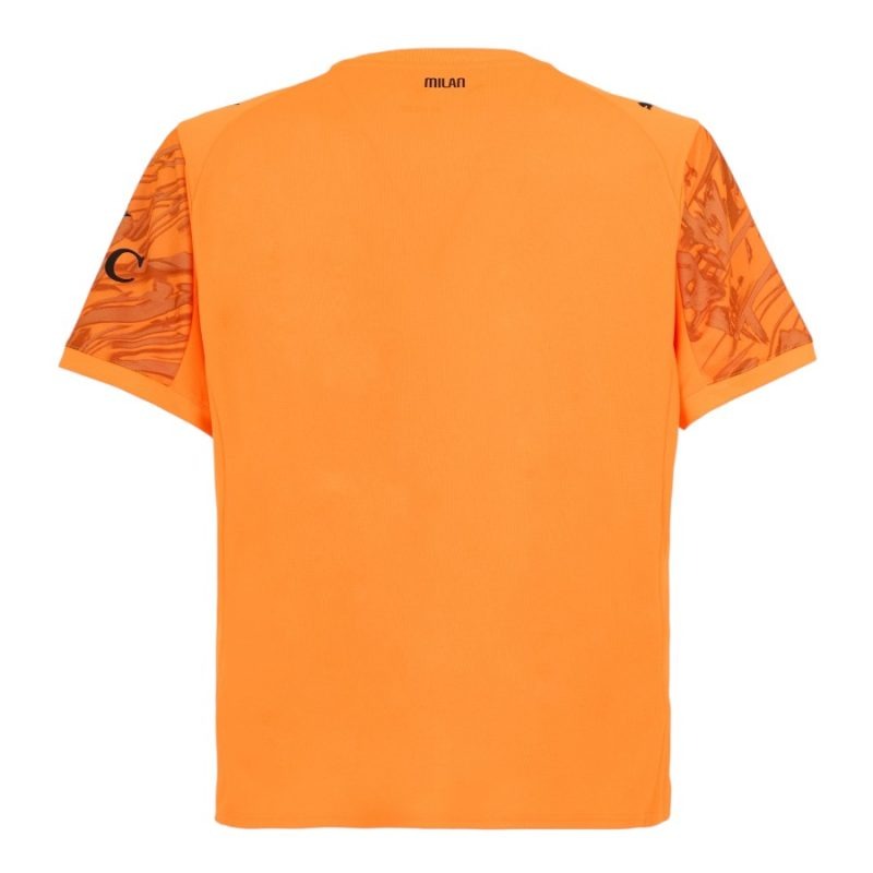 AC Mailand 2025/26 Auswärts-Kinder Torwarttrikot - Orange