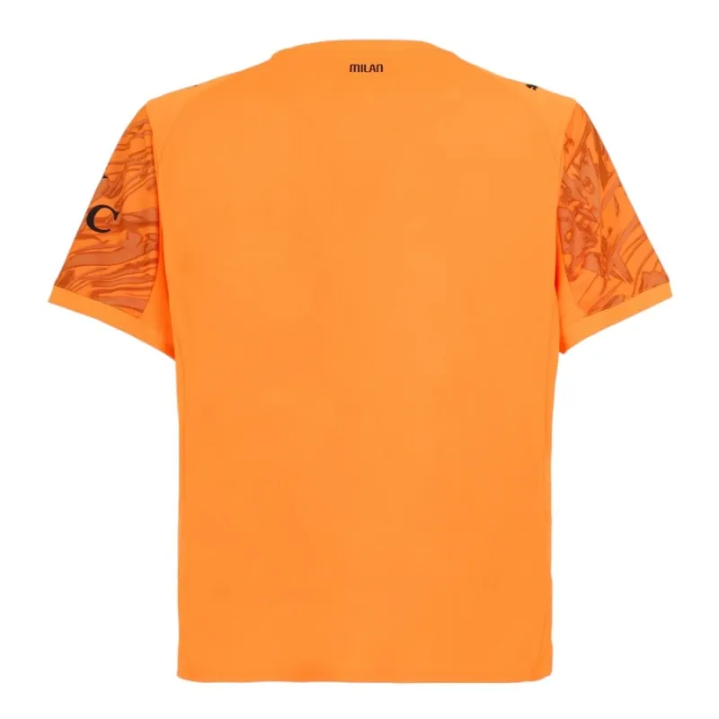 AC Mailand 2025/26 Auswärts-Kinder Torwarttrikot + Shorts - Orange