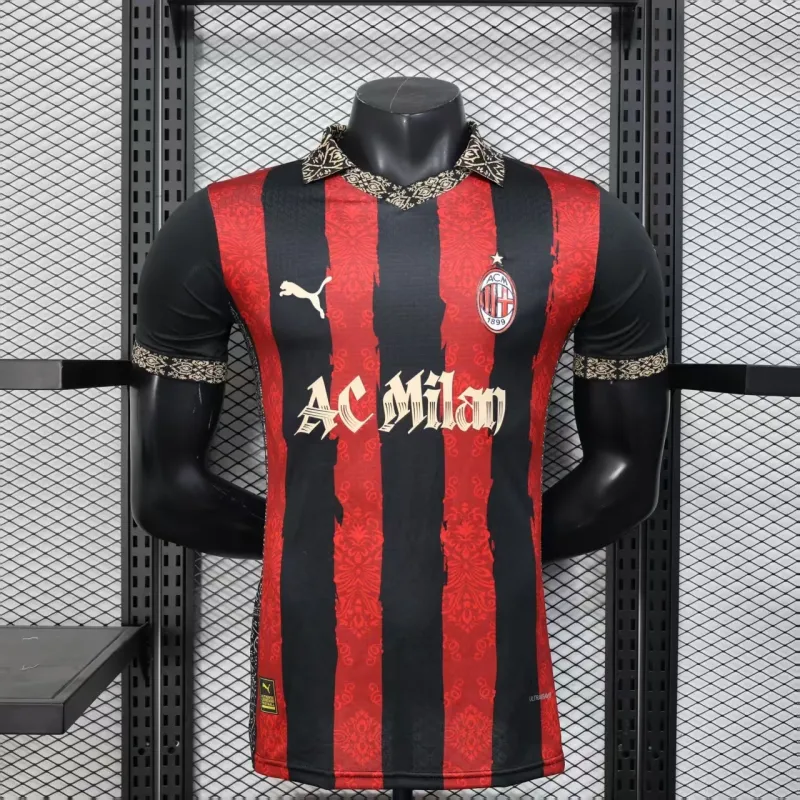 AC Milan Maillot de Joueur Édition Spéciale 2025/26 - Rouge/Noir