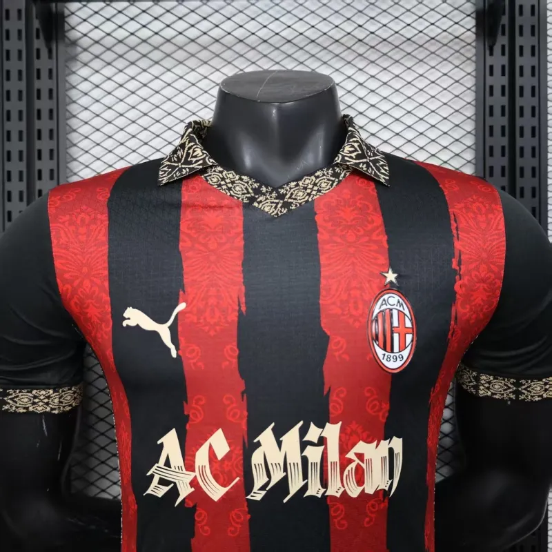 AC Milan Maillot de Joueur Édition Spéciale 2025/26 - Rouge/Noir