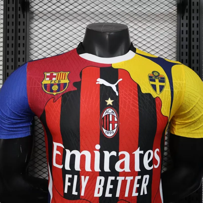 AC Milan IBRAHIMOVIC 2025/26 Special Edition Player Jersey - Red/Black